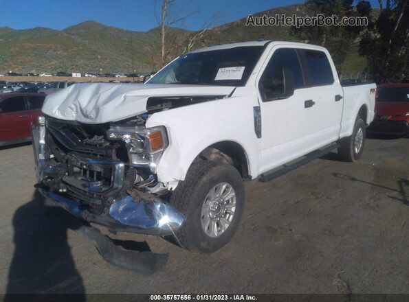1FT7W2B65MEE13695 2021 FORD F-250 White Vista tres cuartos delantera izquierda
