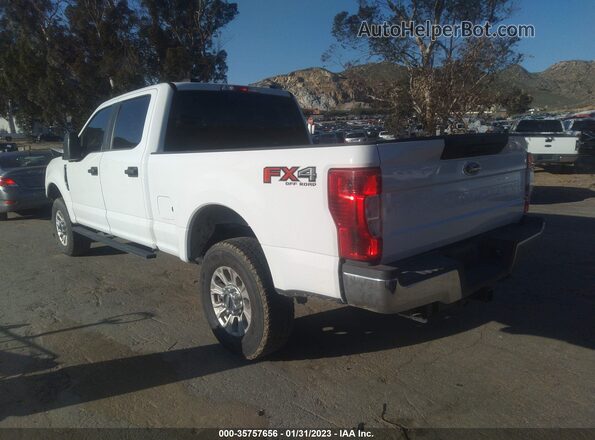 1FT7W2B65MEE13695 2021 FORD F-250 White Trasero izquierdo