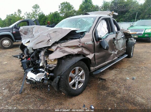 1FTEW1EG7JKD15741 2018 FORD F150 Brown Front left