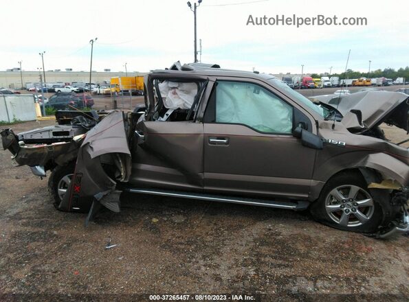 1FTEW1EG7JKD15741 2018 FORD F150 Brown Rear interior view