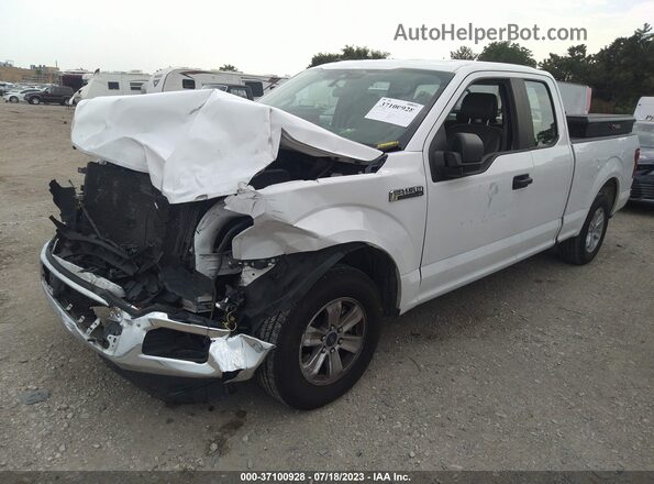 1FTEX1C58KKC42167 2019 FORD F150 Белый Передняя левая четверть