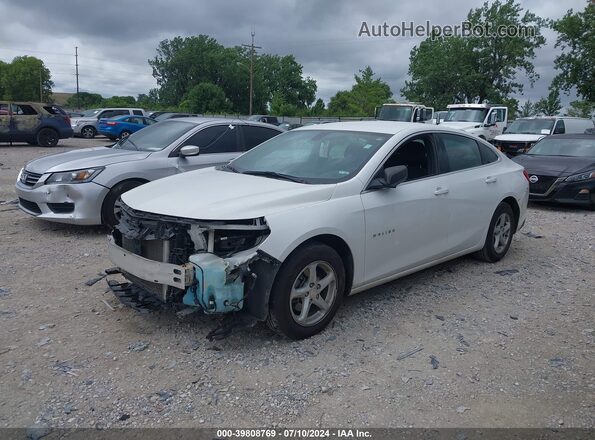1G1ZB5ST1JF290228 2018 CHEVROLET MALIBU White Przód lewy