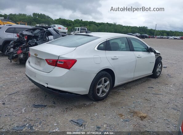 1G1ZB5ST1JF290228 2018 CHEVROLET MALIBU White Tył prawy