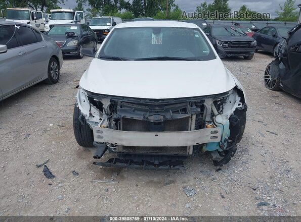 1G1ZB5ST1JF290228 2018 CHEVROLET MALIBU White Widok zestawu wskaźników