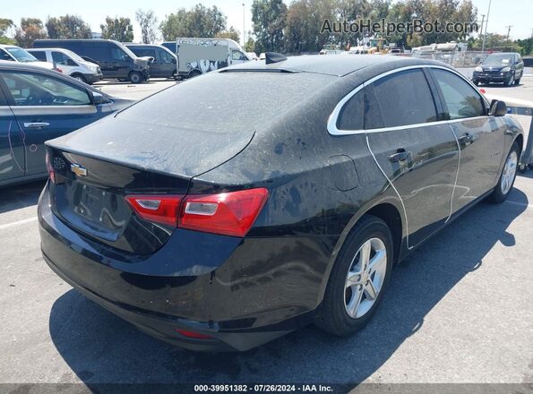 1G1ZC5ST8MF056489 2021 CHEVROLET MALIBU Черный Задняя правая четверть