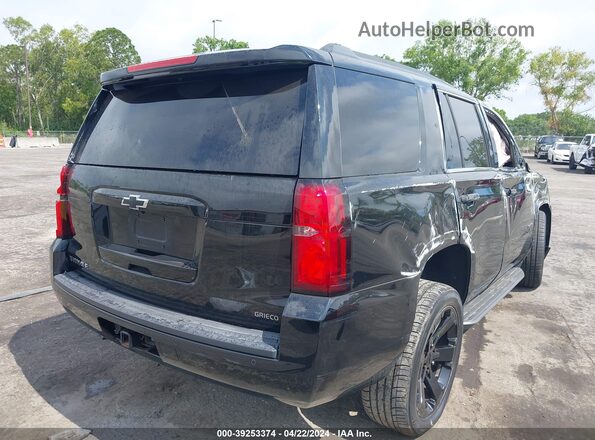 1GNSCAKC8JR265752 2018 CHEVROLET TAHOE Черный Задняя правая четверть