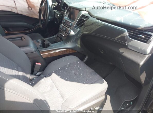 1GNSCAKC8JR265752 2018 CHEVROLET TAHOE Черный Вид салона спереди
