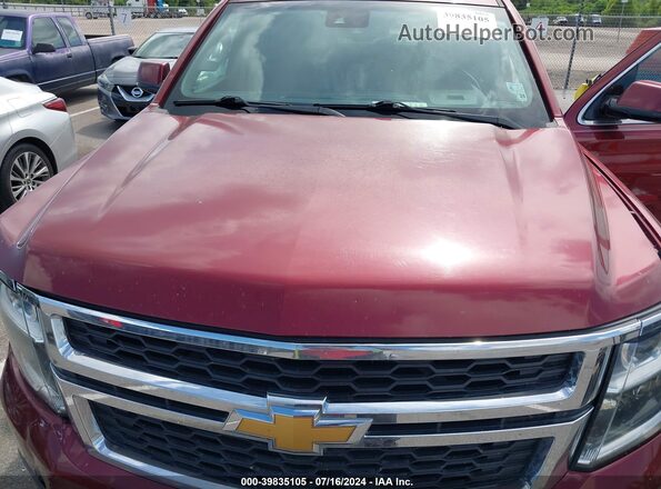1GNSCHKCOGR433336 2016 CHEVROLET SUBURBAN Maroon Հետևի տեսք