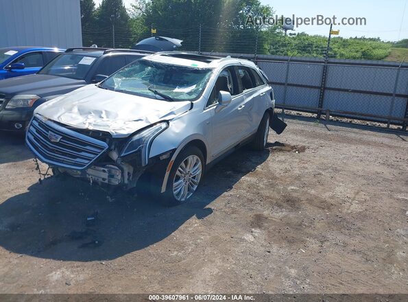 1GYKNFRS7KZ145045 2019 CADILLAC XT5 Silver Przód lewy