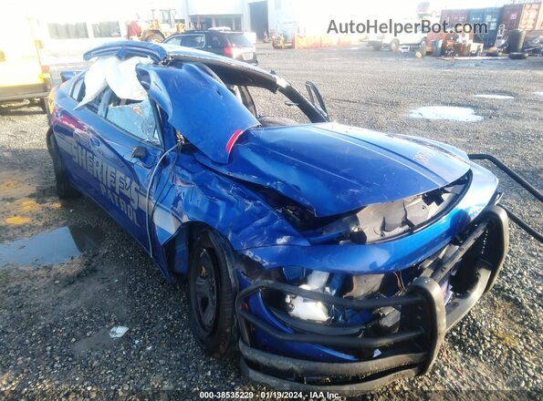 2C3CDXAT3JH169644 2018 DODGE CHARGER Blue წინა ხედი