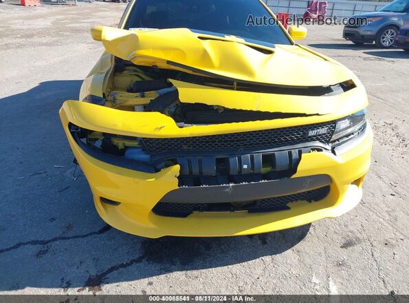 2C3CDXCT8HH620722 2017 DODGE CHARGER Желтый Вид спереди
