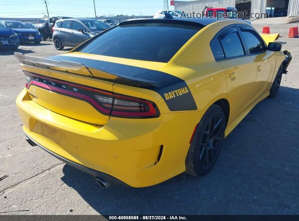 2C3CDXCT8HH620722 2017 DODGE CHARGER Желтый Задняя правая четверть