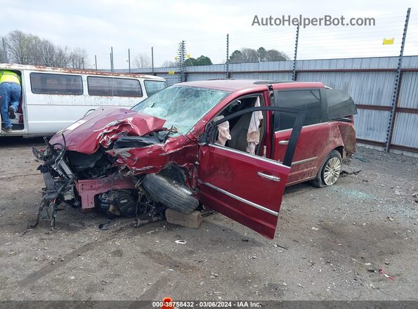 2C4RC1CG9GR305817 2016 CHRYSLER TOWN & COUNTRY Red Przód lewy