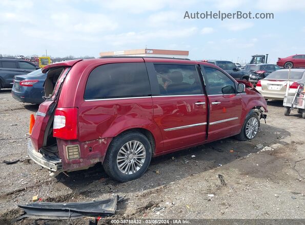 2C4RC1CG9GR305817 2016 CHRYSLER TOWN & COUNTRY Red Tył prawy