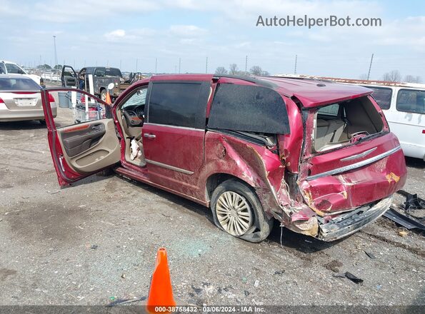2C4RC1CG9GR305817 2016 CHRYSLER TOWN & COUNTRY Red Tył lewy