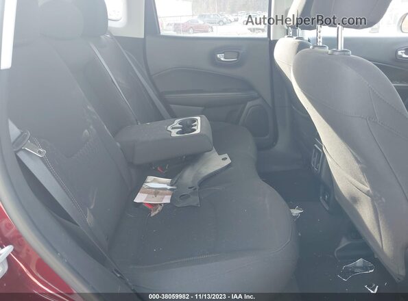 3C4NJCAB2MT535229 2021 JEEP COMPASS Burgundy VIN კოდის სტიკერის ხედი