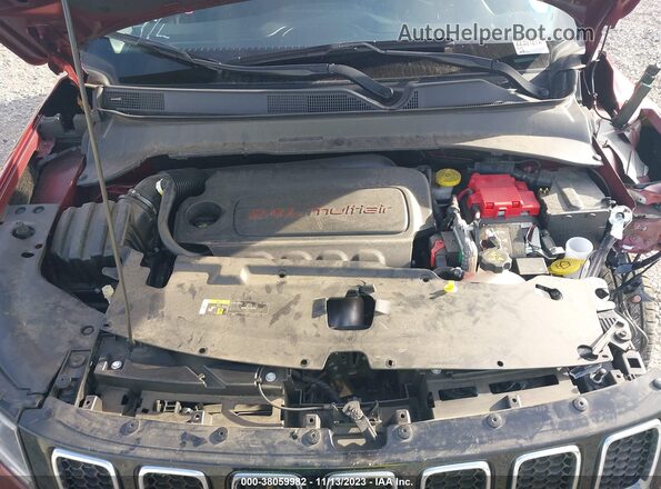3C4NJCAB2MT535229 2021 JEEP COMPASS Burgundy უკანა ხედი