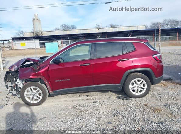 3C4NJCAB2MT535229 2021 JEEP COMPASS Burgundy 
