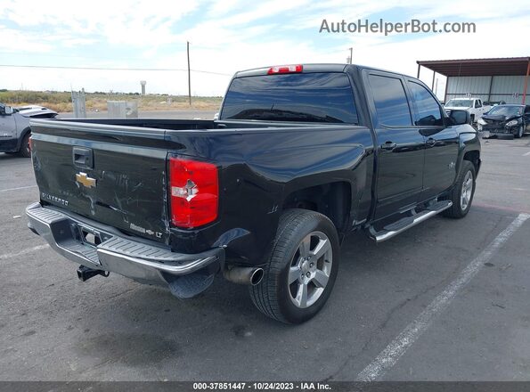 3GCPCREH4JG491713 2018 CHEVROLET SILVERADO Black Tył prawy