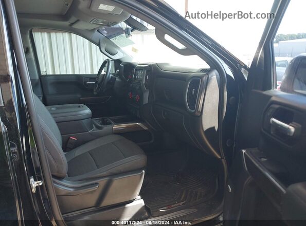 1GCPYFED5LZ261646 2020 CHEVROLET SILVERADO Black Вид салону спереду