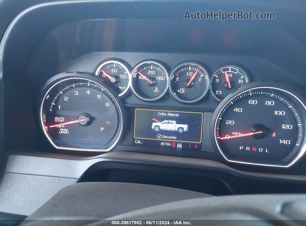 3GCUYDED3LG263175 2020 CHEVROLET SILVERADO Black Вид задніх сидінь