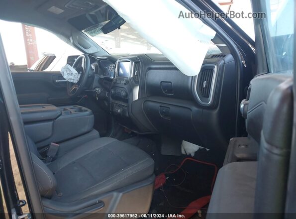 3GCUYDED3LG263175 2020 CHEVROLET SILVERADO Black Вид салону спереду