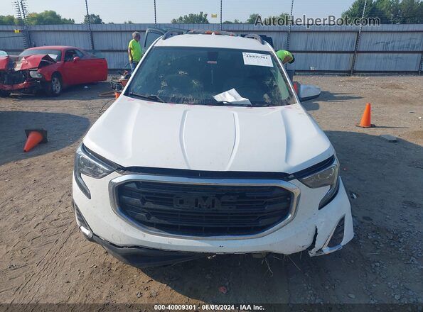 3GKALMEV0JL288781 2018 GMC TERRAIN White Widok zestawu wskaźników