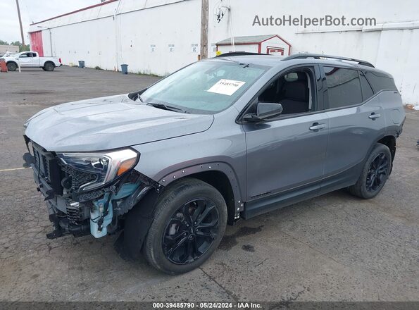 3GKALTEV4LL313159 2020 GMC TERRAIN Gray Vista tres cuartos delantera izquierda