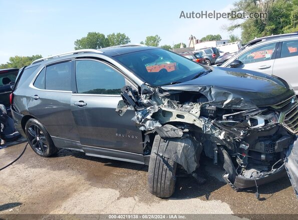 3GNAXYEX4LS637627 2020 CHEVROLET EQUINOX Gray Rear interior view