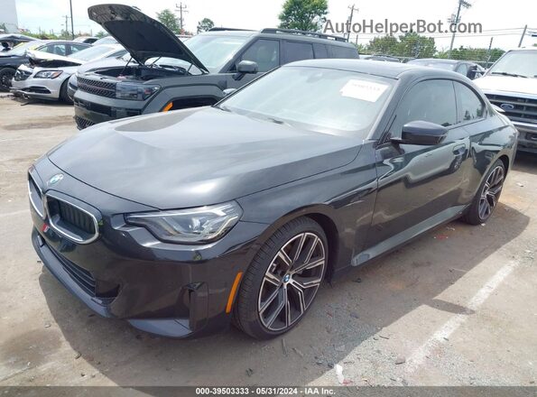 3MW23CM03P8D67418 2023 BMW 7 SERIES Черный Передняя левая четверть