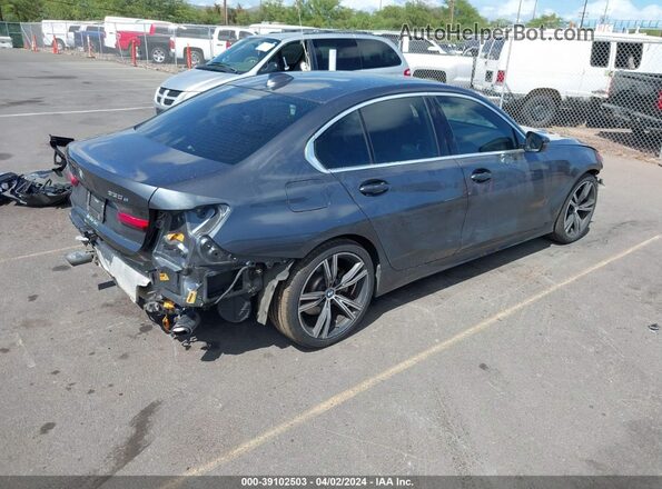 3MW5P7J03M8B58527 2021 BMW 3 SERIES Gray Trasero derecho