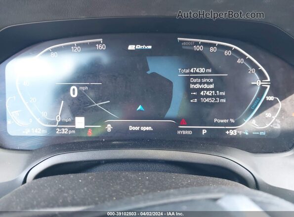 3MW5P7J03M8B58527 2021 BMW 3 SERIES Gray Vista de los asientos traseros