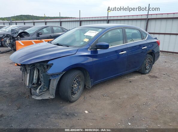 3N1AB7AP2KY380974 2019 NISSAN SENTRA Blue 