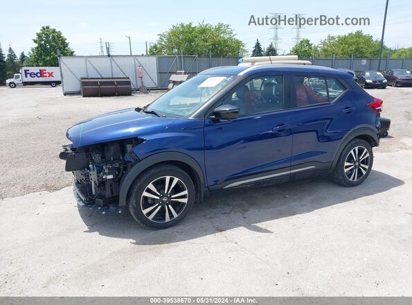 3N1CP5CU5KL562019 2019 NISSAN KICKS Blue Przód lewy