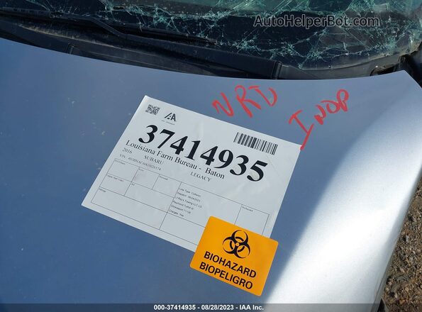 4S3BNAC60G3026574 2016 SUBARU LEGACY Silver 