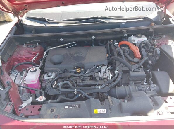 4T3LWRFV0MU047937 2021 TOYOTA LE Красный Вид сзади