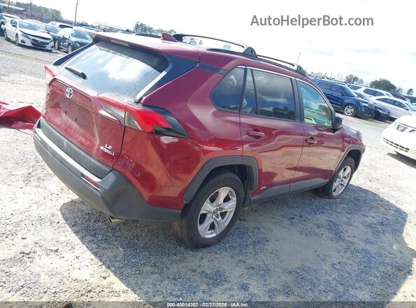 4T3LWRFV0MU047937 2021 TOYOTA LE Красный Задняя правая четверть