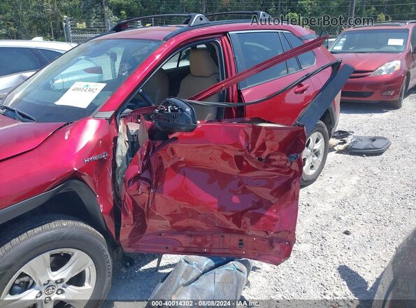 4T3LWRFV0MU047937 2021 TOYOTA LE Красный Вид спереди
