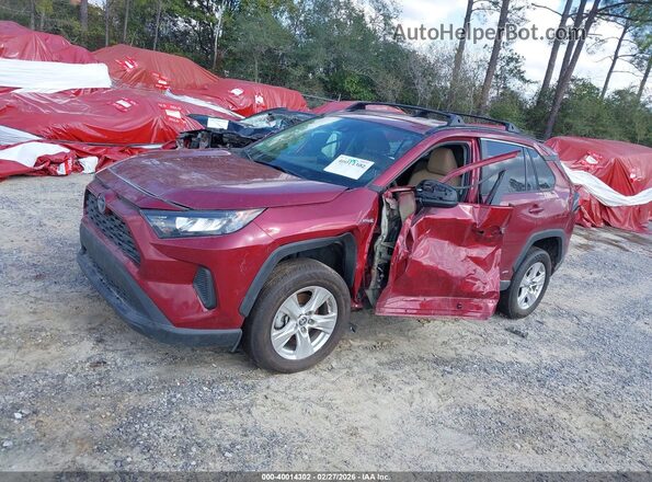 4T3LWRFV0MU047937 2021 TOYOTA LE Красный Передняя левая четверть