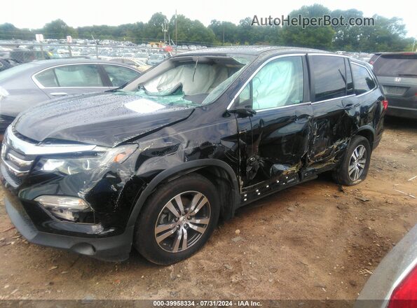 5FNYF5H59JB011645 2018 HONDA PILOT Black Առջևի ձախ երեք քառորդ տեսարան
