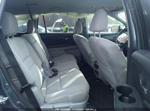 5FNYF6H14KB090906 2019 HONDA PILOT Light Blue Widok naklejki z numerem VIN