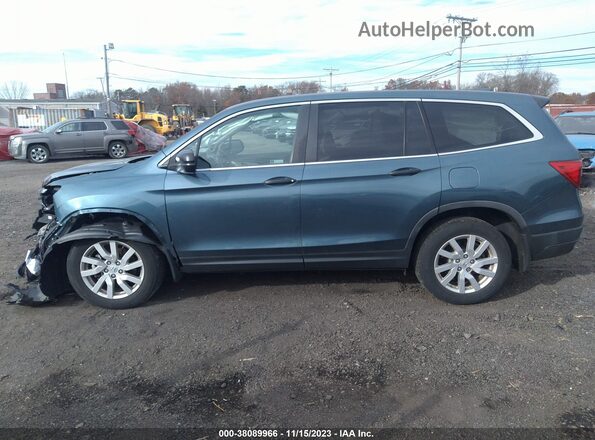 5FNYF6H14KB090906 2019 HONDA PILOT Light Blue Widok wnętrza 360 stopni