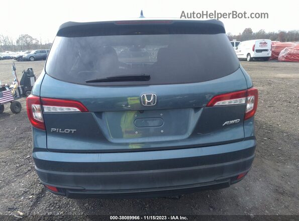 5FNYF6H14KB090906 2019 HONDA PILOT Light Blue 