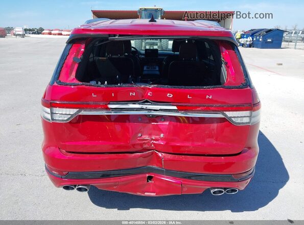 5LMYJ8XY4MNL01480 2021 LINCOLN AVIATOR Red 