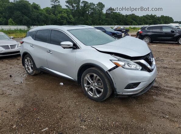 5N1AZ2MH3GN130319 2016 NISSAN MURANO Серебряный Передняя правая четверть