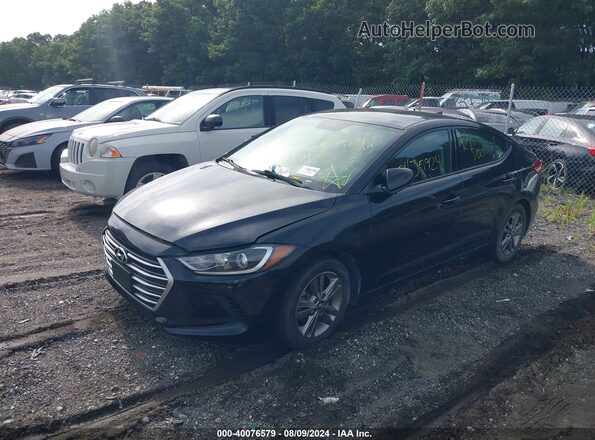 5NPD84LF5JH281217 2018 HYUNDAI ELANTRA Black Przód lewy
