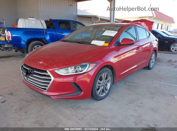 5NPD84LF6HH048568 2017 HYUNDAI ELANTRA Red Vista tres cuartos delantera izquierda