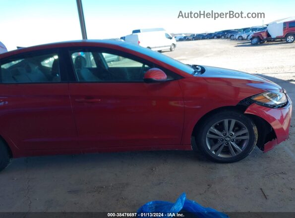 5NPD84LF6HH048568 2017 HYUNDAI ELANTRA Red Vista interior trasera