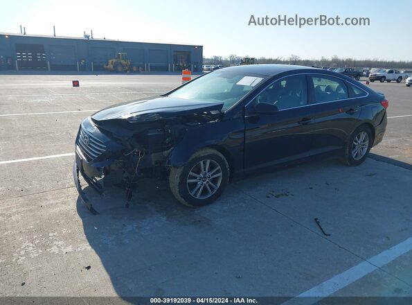 5NPE24AF7HH520527 2017 HYUNDAI SONATA Black Front left