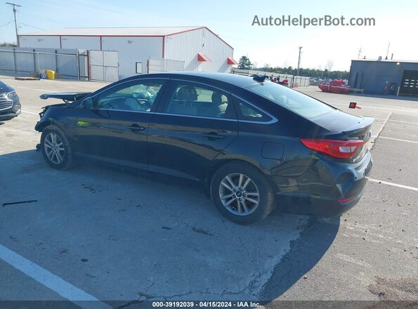 5NPE24AF7HH520527 2017 HYUNDAI SONATA Black Rear left